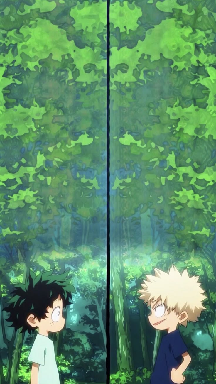 💚💥Deku-Kacchan Aesthetic Wallpaper💥💚 | Human drawing, Cute anime ...