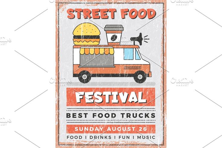 Food truck poster. Delivering | Food truck, Food festival poster, Food ...