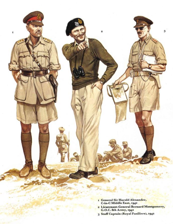 three men in uniforms standing next to each other