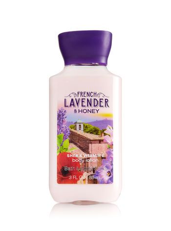 Signature Collection French Lavender & Honey Travel Size Body Lotion - Bath And Body Works Honey Body Lotion, Coconut Oil Body Scrub, Bath & Body Works, Lavender Honey, Perfume Body Spray, Lavender Bath, Sugar Body Scrub, Body Moisturizers, Body Lotions