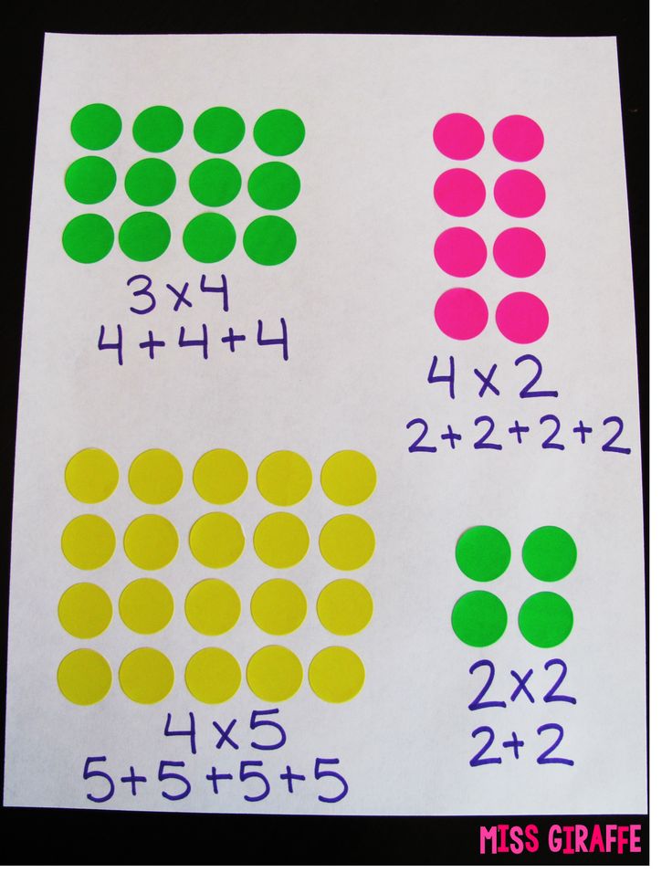 four different colored numbers are shown on a piece of paper that has been cut out