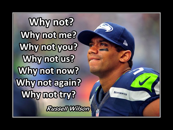 russell wilson quote on football player