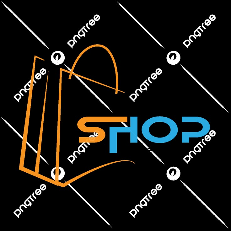 the logo for shop online store