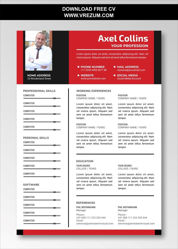 (EDITABLE) - FREE CV Templates For Beautician | Cv template free, Cv ...