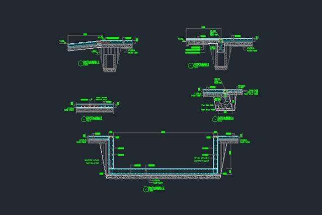 a blueprint drawing of the top and bottom parts of a table