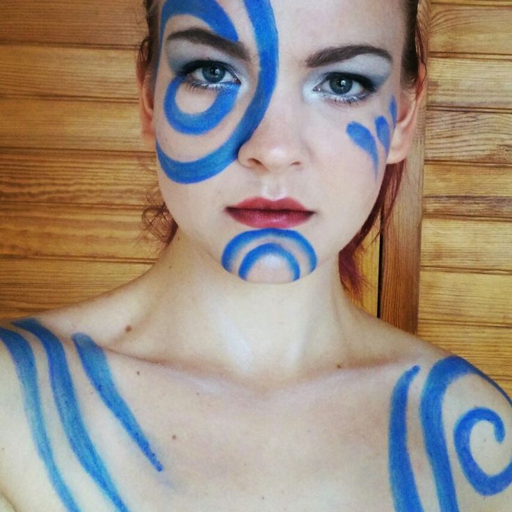 Celtic Theme Face Paint, Carnival Face Paint, Carnival, Makeup, Make Up