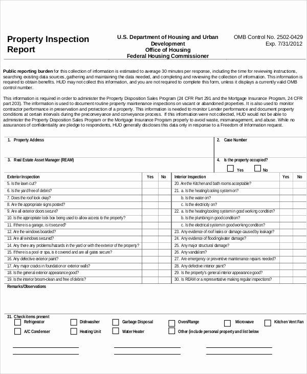 Examples Of Writing An Inspection Report Examples - Gambaran