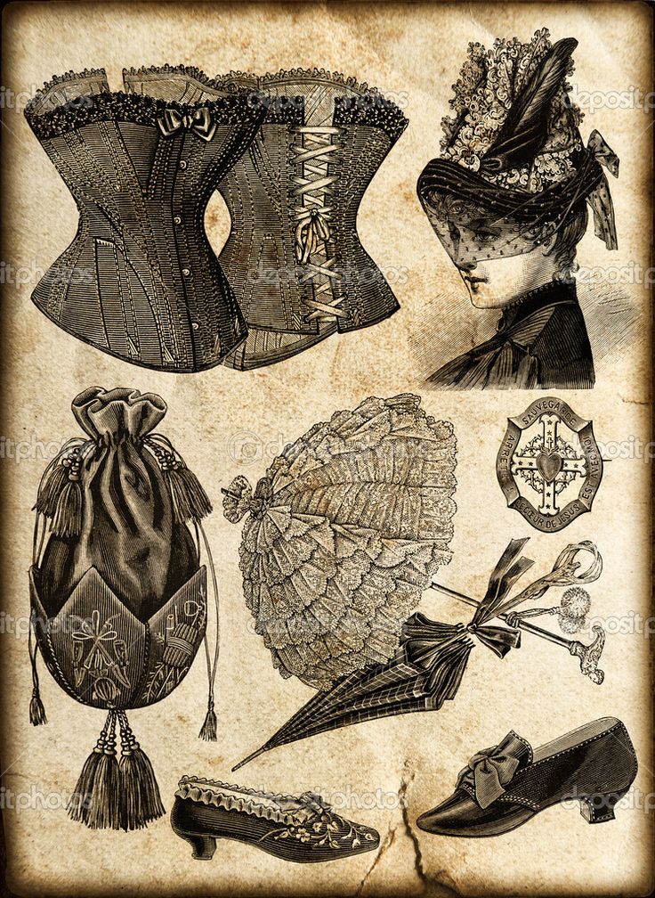 Victorian Ladies Pictures Vintage | Vintage fashion accessories for lady in 1885 - Stock Image Vintage Foto's, Victorian Accessories, Victorian Era Fashion, 1880s Fashion, Etiquette Vintage, 19th Century Fashion, Victorian Lady, Retro Mode, Victorian Women