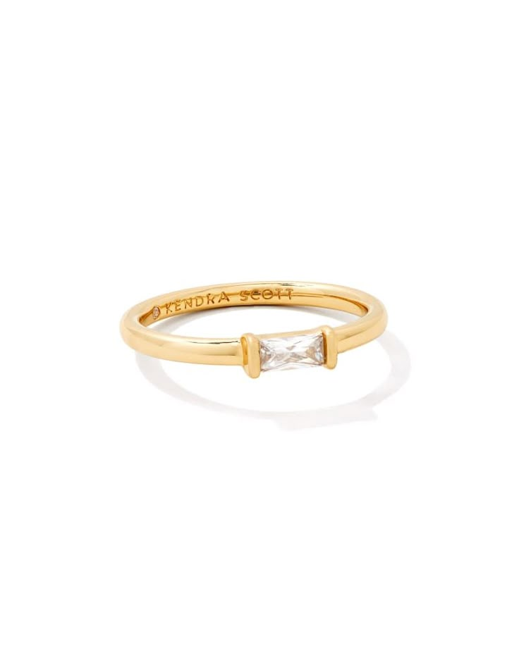 Gold Rings Kendra Scott, Kendra Scott Juliette, Gold Kendra Scott Ring, Simple Band Rings Women, Kendra Scott Ring Gold, Kendra Scott Rings, Push Ring, Kendra Scott Ring, Tiffany Rings