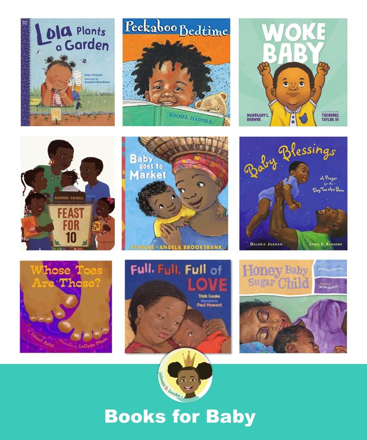 children's books about african americans and babies with text overlay that reads books for baby