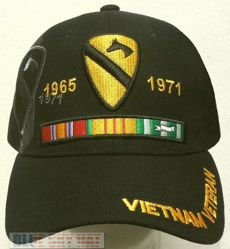 the vietnam veteran hat is on display