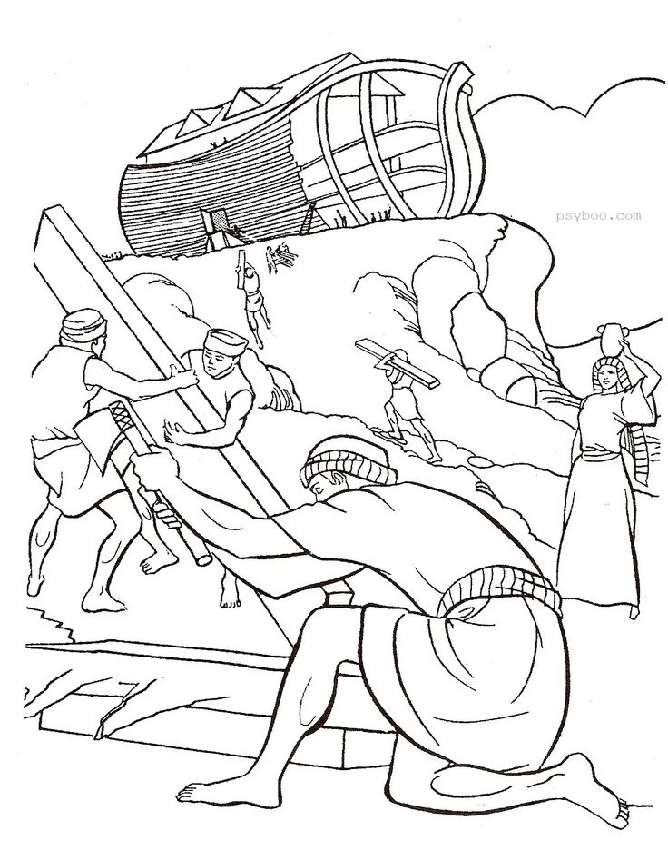 Amazing Noah's Ark Coloring Pages Pdf Free - Coloringfolder.com in 2022 ...