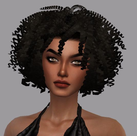 Cabelos cacheados /Curly hair The Sims 4 – Fashion The Sims 4 | Sims 4 ...