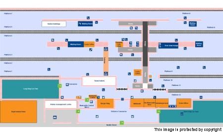 an airport diagram shows the terminal and its surrounding area, as well as several other areas