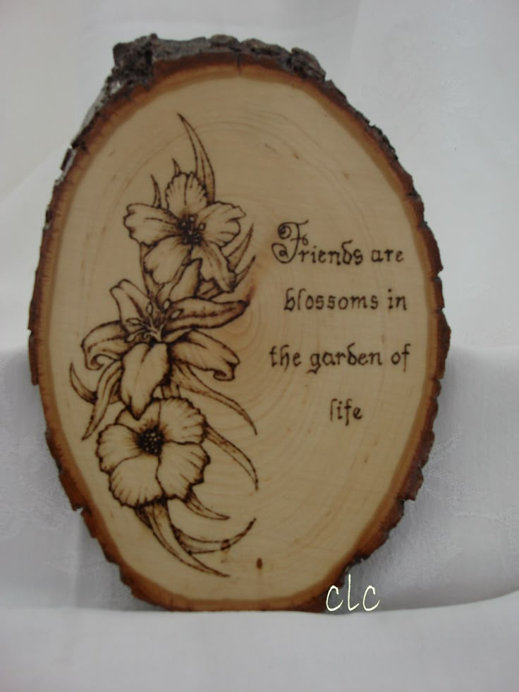 a piece of wood with flowers on it that says friends are blossoms in the garden of life