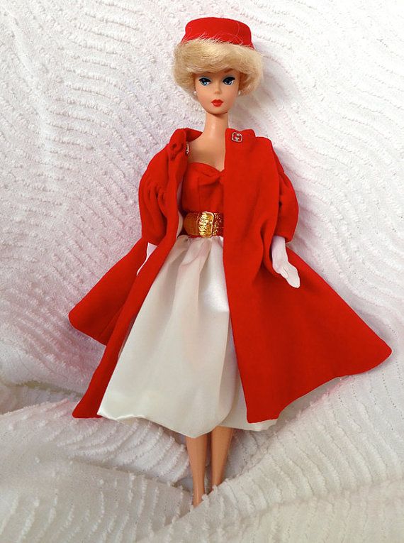 Vintage Barbie Doll - Platinum Blonde Bubble Cut