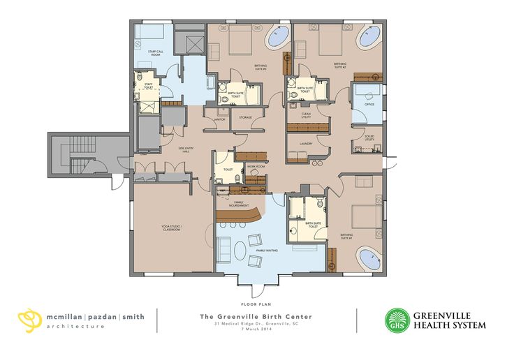 the floor plan for an apartment with three bedroom, two bathroom and one living room