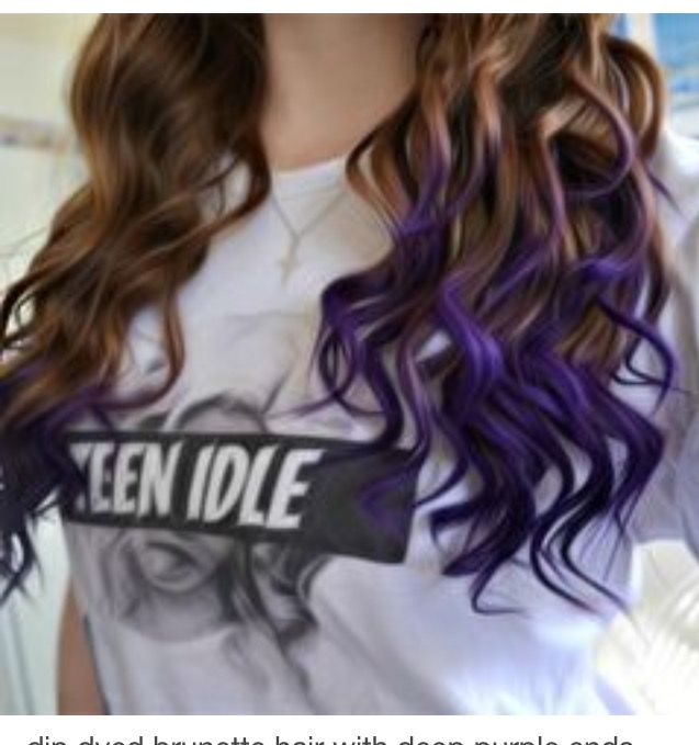 Dyed Tips Hair, Hair With Purple Tips, Dip Dyed Hair, Hair With Purple, Pink Dip, Dyed Tips, Dyed Hair Purple, Dip Dye Hair, Purple Tips