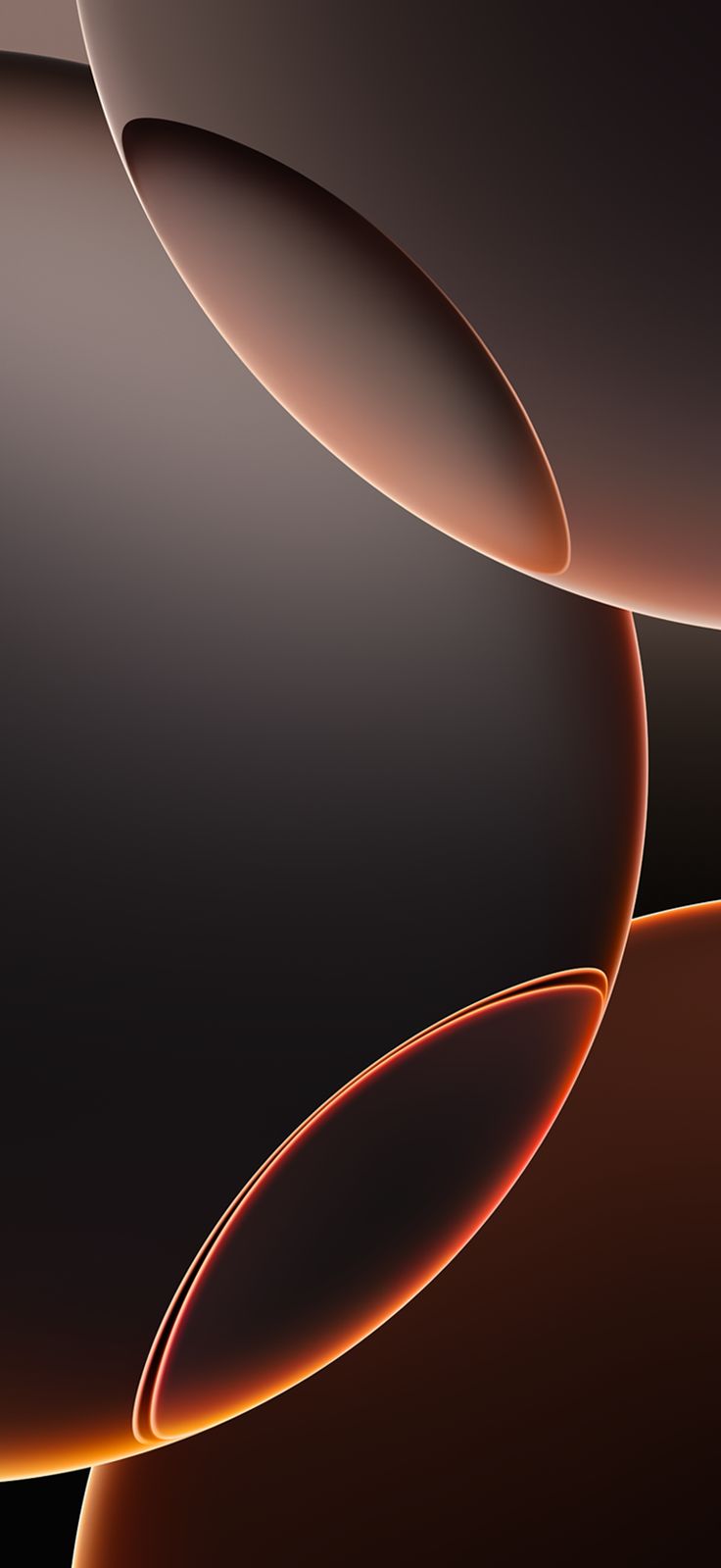 an abstract background with orange and black shapes