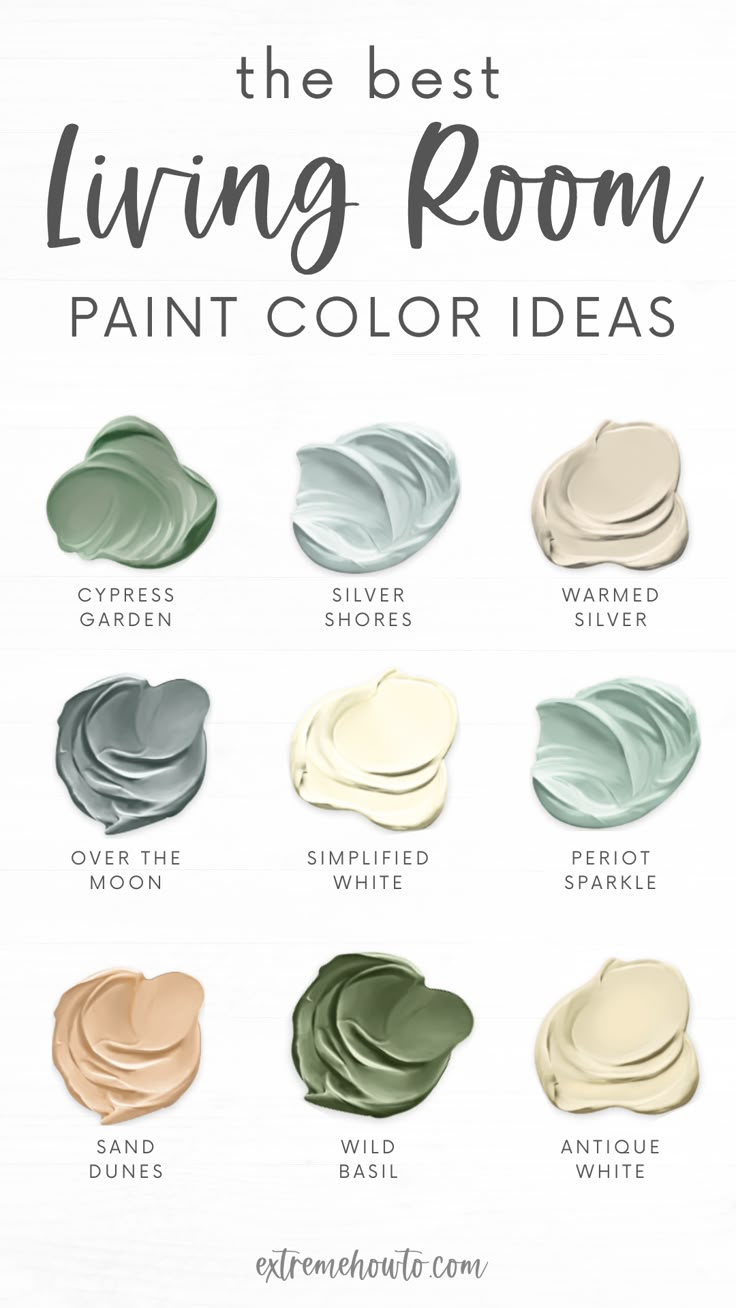 the best living room paint color ideas for every room in your home, including neutrals and