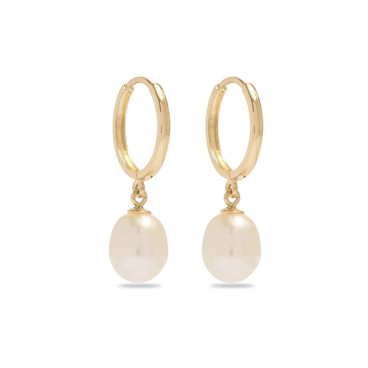 Elliptical Pearl Huggies – STONE AND STRAND Gold Jewlry, Stone And Strand, Dainty Gold Jewelry, Expensive Taste, Jewelry Styles, Enough Said, Stacked Jewelry, Expensive Jewelry, Favorite Rings