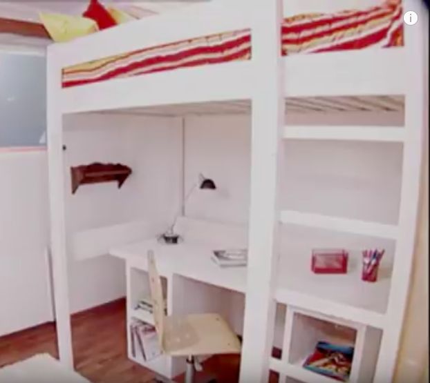 Construir Cama en altura | Camas, Diseño de habitación de niños, Hacer ...