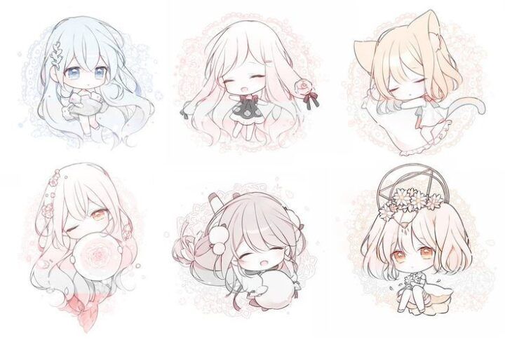 Cách Vẽ Anime Chibi Cute Đơn Giản, Nhanh Chóng Trong 5 Phút 20 | Chibi,  Nhân Vật Anime, Thiết Kế Nhân Vật