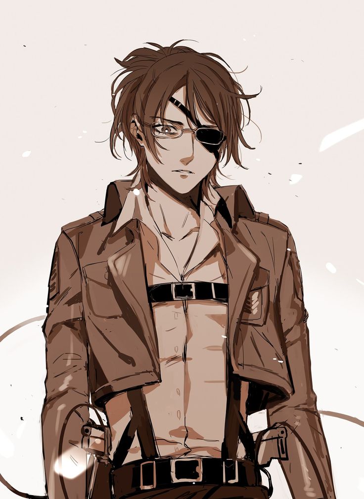 an anime character with glasses and a leather jacket on holding his hands in his pockets