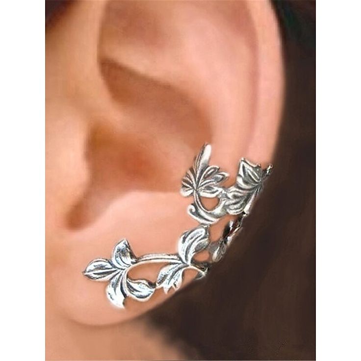 Category:Earring; Season:Spring,Winter,Fall,Summer; Gender:Women's; Quantity:2pcs; Style:Daily,Modern,Fashion,Outdoor,Contemporary; Jewelry Type:Earrings; Occasion:Park,Weekend,Outdoor,Daily,Holiday,Street,Dailywear; Material:Alloy; Color:Silver,Gold; Age Group:Adults; Pattern:Floral; Front page:FF; Listing Date:05/26/2023; Production mode:External procurement Rose Gold Bridal Jewelry, Leaf Ear Cuffs, Popular Earrings, Retro Earring, Silver Ear Cuff, Ear Cuffs, Bridal Gold Jewellery, Silver Spring, 925 Silver Jewelry