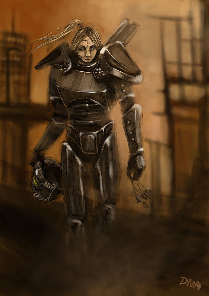 Sarah Lyons by DNA-Daenar.deviantart.com on @DeviantArt Vault Boy Fallout, Fallout Fan Art, Fallout Concept Art, Futuristic Armor, Fallout Art, Far Future, Fallout 3, Power Armor, Female Soldier