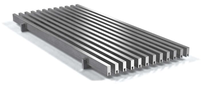 an aluminum heat plate on a white background