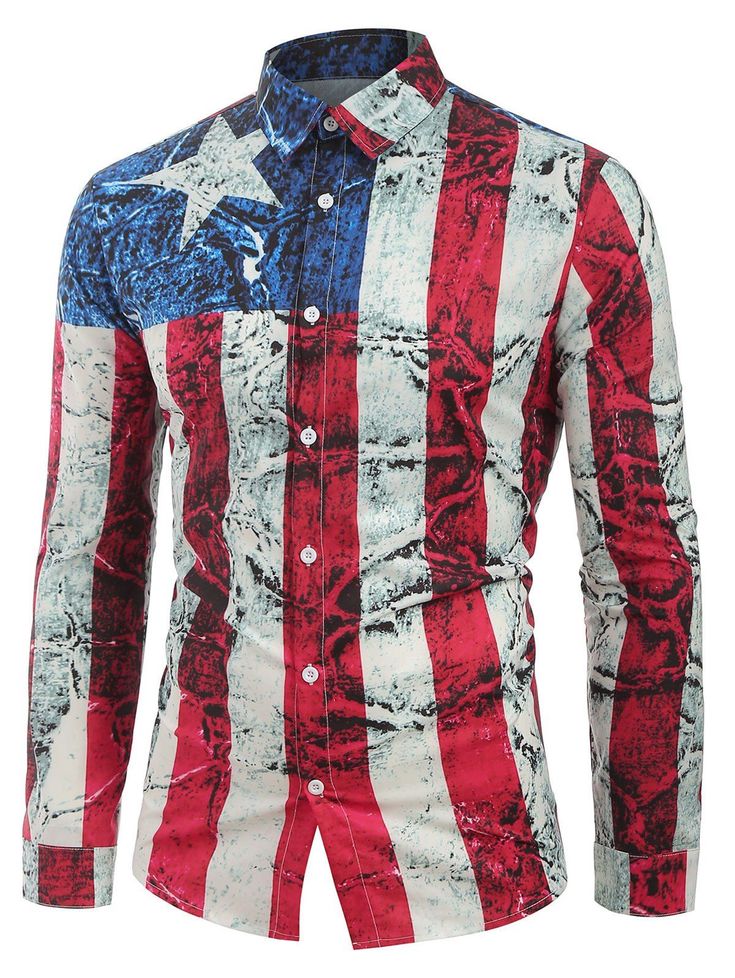 #mensfashion #mensinspo #mens #men #patriotic #fourthofjuly #fashion #trends #trend #spring #summer #wardrobe #afflink Long Sleeves Shirts, Distressed American Flag, Velvet T Shirt, Fashion Site, Cheap Mens Fashion, Flannel Shirts, American Flag Print, Dresses Shoes, Online Clothing Stores