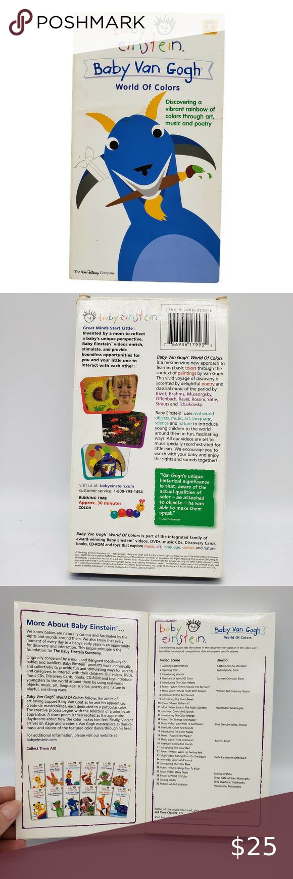 Explore the wonders of art with Baby Einstein Baby Van Gogh VHS