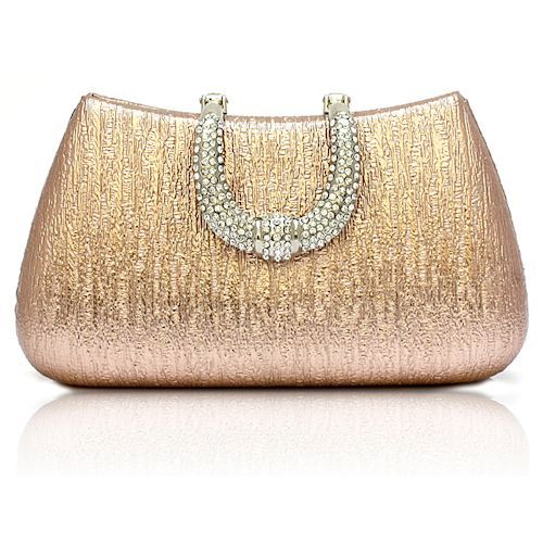 Metallic Champagne Bridal Wedding Ball Evening Purse Bag Clutches SKU-1110753 Expensive Bag, Bridesmaid Bags, Rhinestone Clutch, Beaded Evening Bags, Gold Clutch, Lv Bags, Clutch Purse Evening, Evening Handbag, Evening Clutch Bag