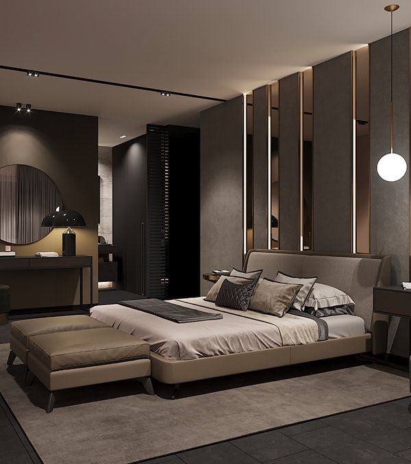 Master Bedroom Modern Furniture Bed Design