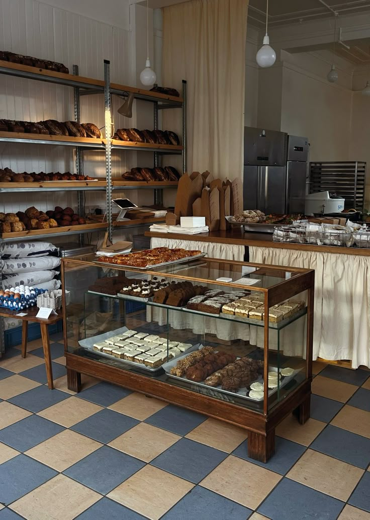 a bakery filled with lots of baked goods