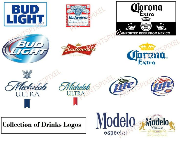 the logos for different brands are shown