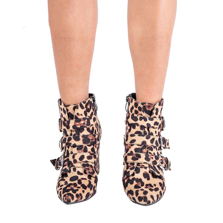 Department Name:Adult Item Type:Boots With Platforms:Yes Upper Material:Flock Heel Height:Super High (8cm-up) Fashion Element:Buckle Outsole Material:Rubber Closure Type:Zip Platform Height:0-3cm Toe Shape:Pointed Toe is_handmade:Yes Heel Type:Square heel Pattern Type:Animal Prints Season:Spring/Autumn Fit:Fits true to size, take your normal size Model Number:014A2737 -4 Lining Material:Short Plush Boot Type:Basic Boot Height:Ankle Fall High Heel Booties With Buckle Closure, Winter High Heel Lace-up Boots With Buckle Closure, Ankle-high Wedge Boots For Fall Party, Winter Ankle-high Lace-up Boots With Buckle, High Ankle Heels With Buckle Closure For Winter, Winter Heeled Boots With Buckle Closure And Pointed Toe, Winter Party Ankle Wedge Boots, Winter Party Wedge Ankle Boots, Fall Party Booties With Buckle Closure