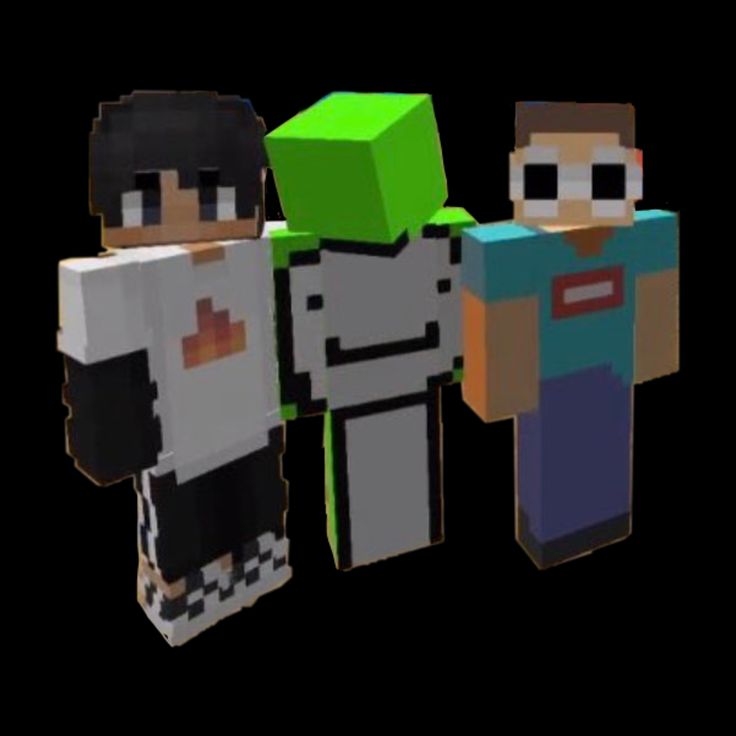 dream team | Dream team, Minecraft skin, Minecraft youtubers