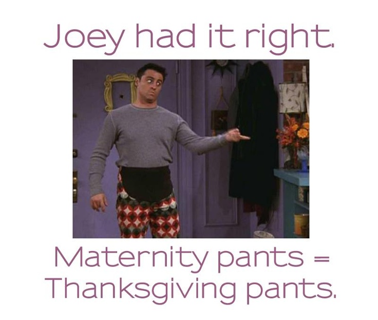 an image of a man in pajamas pointing to something on the wall that says, joey had it right