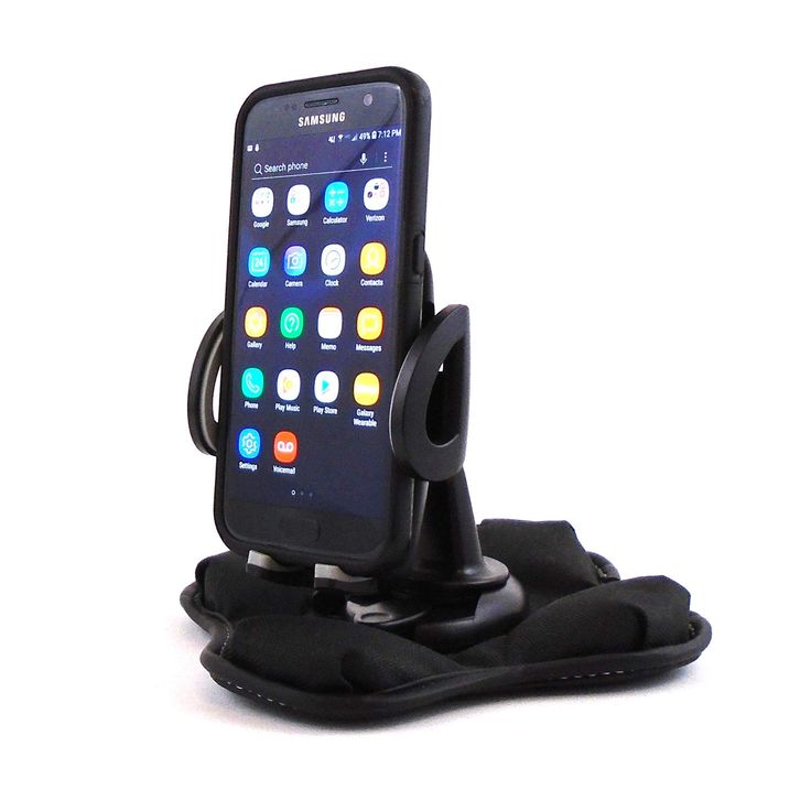 an image of a cell phone holder attached to a charger on a white background