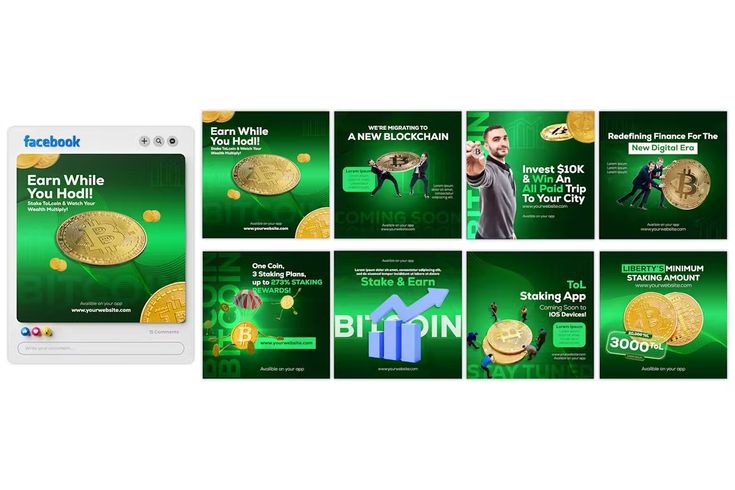 the bitcoin website is displayed in front of several screens and an image of a man