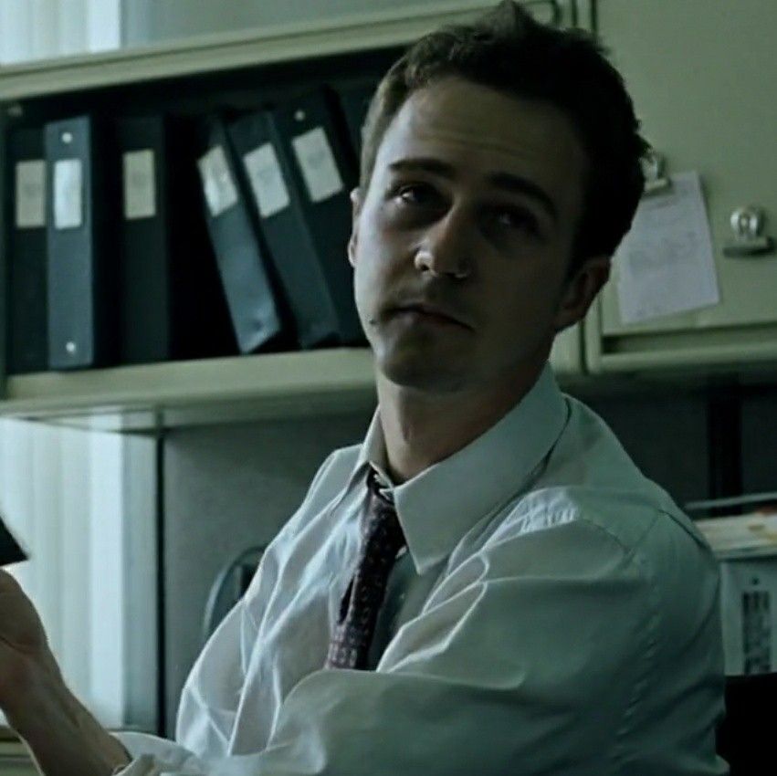 the narrator icon | Fight club, Fight club 1999, Fight club rules