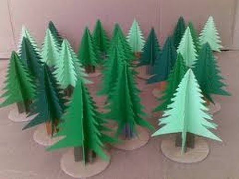 Hacer un árbol de papel para niños - YouTube | Arbolitos para maquetas, Como  hacer maquetas escolares, Maquetas de ecosistemas