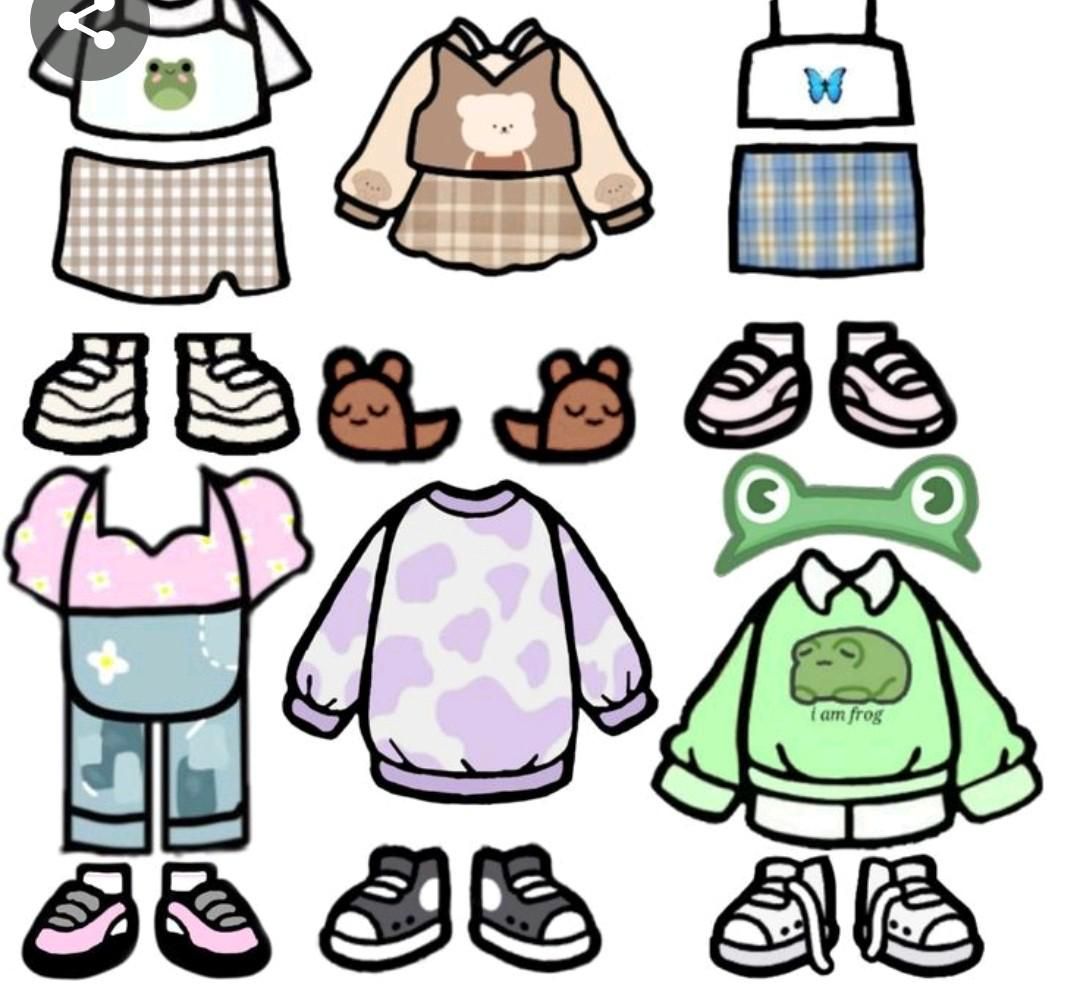 Toca boca family paper dolls printables paper crafts – Artofit