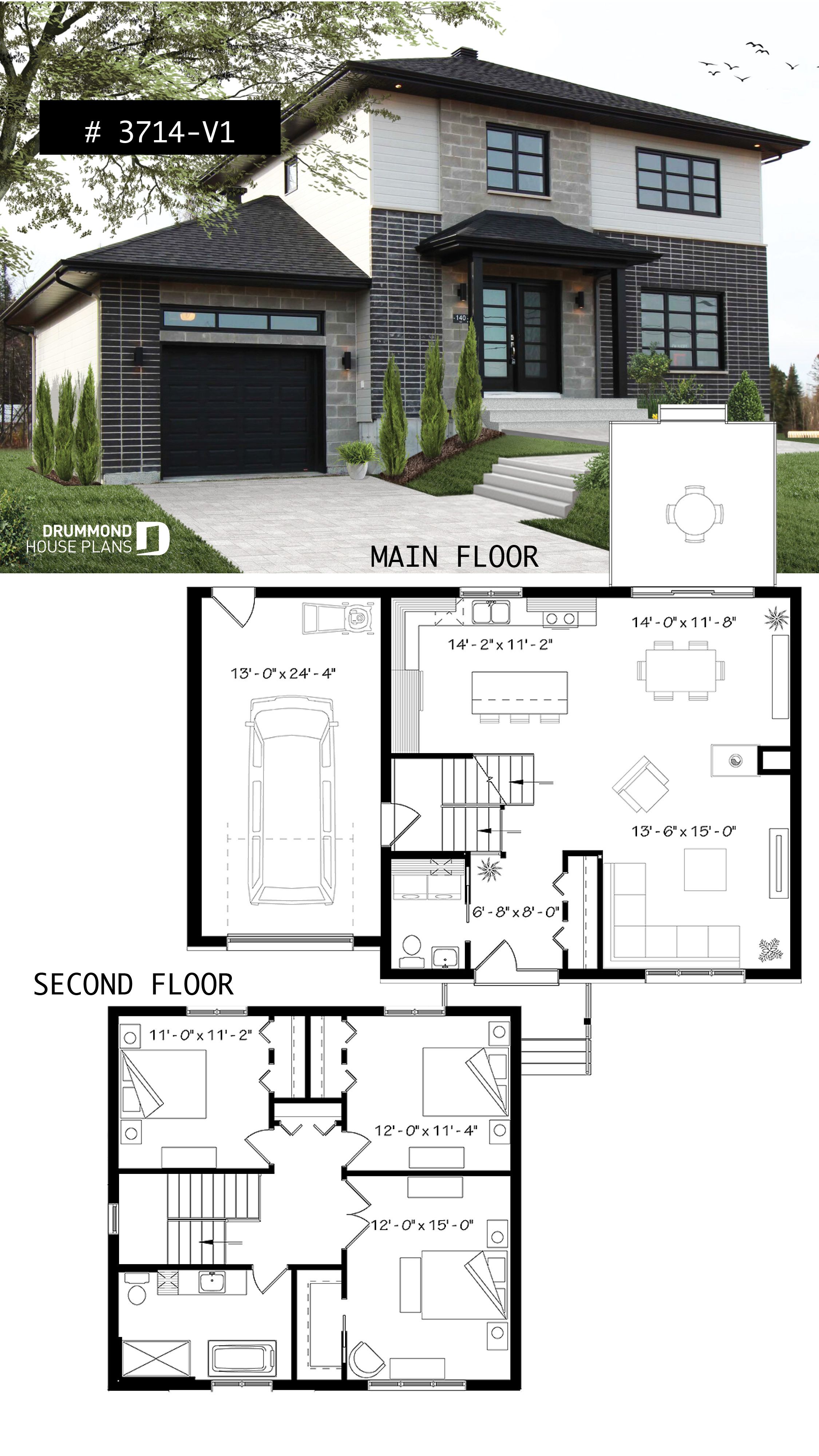 Modern bloxburg house layout 2 story