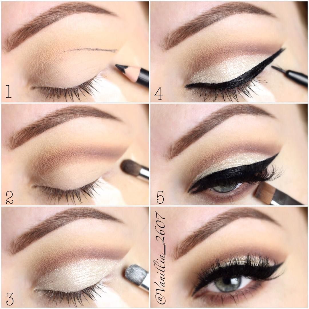 Step By Step Tutorial For Yesterdays Soft Cut Crease Look