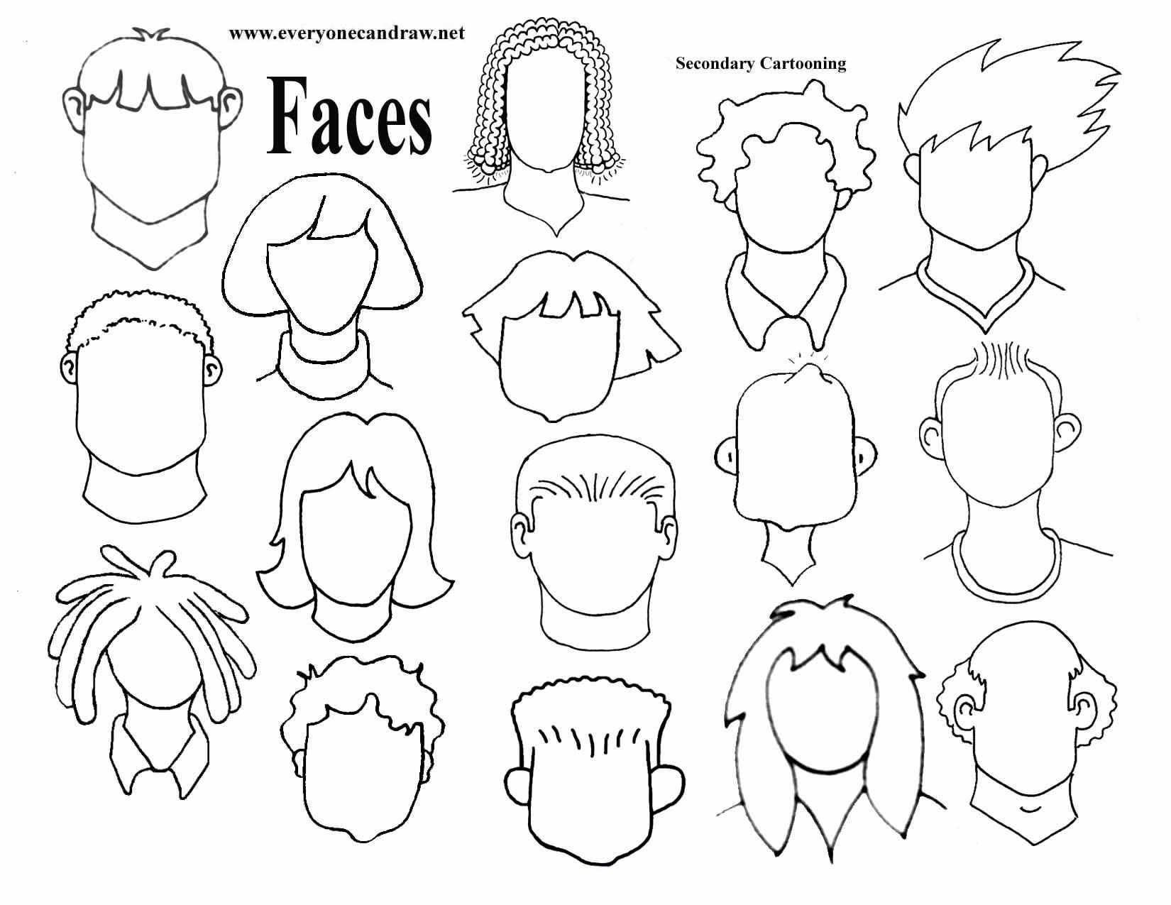 How To Draw Easy Cartoon Faces