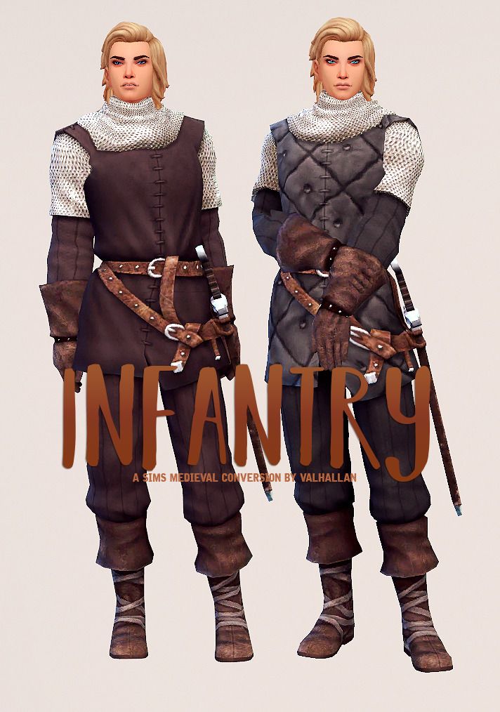 Infantry: a The Sims Medieval outfit conversion by Valhallan ” As ...