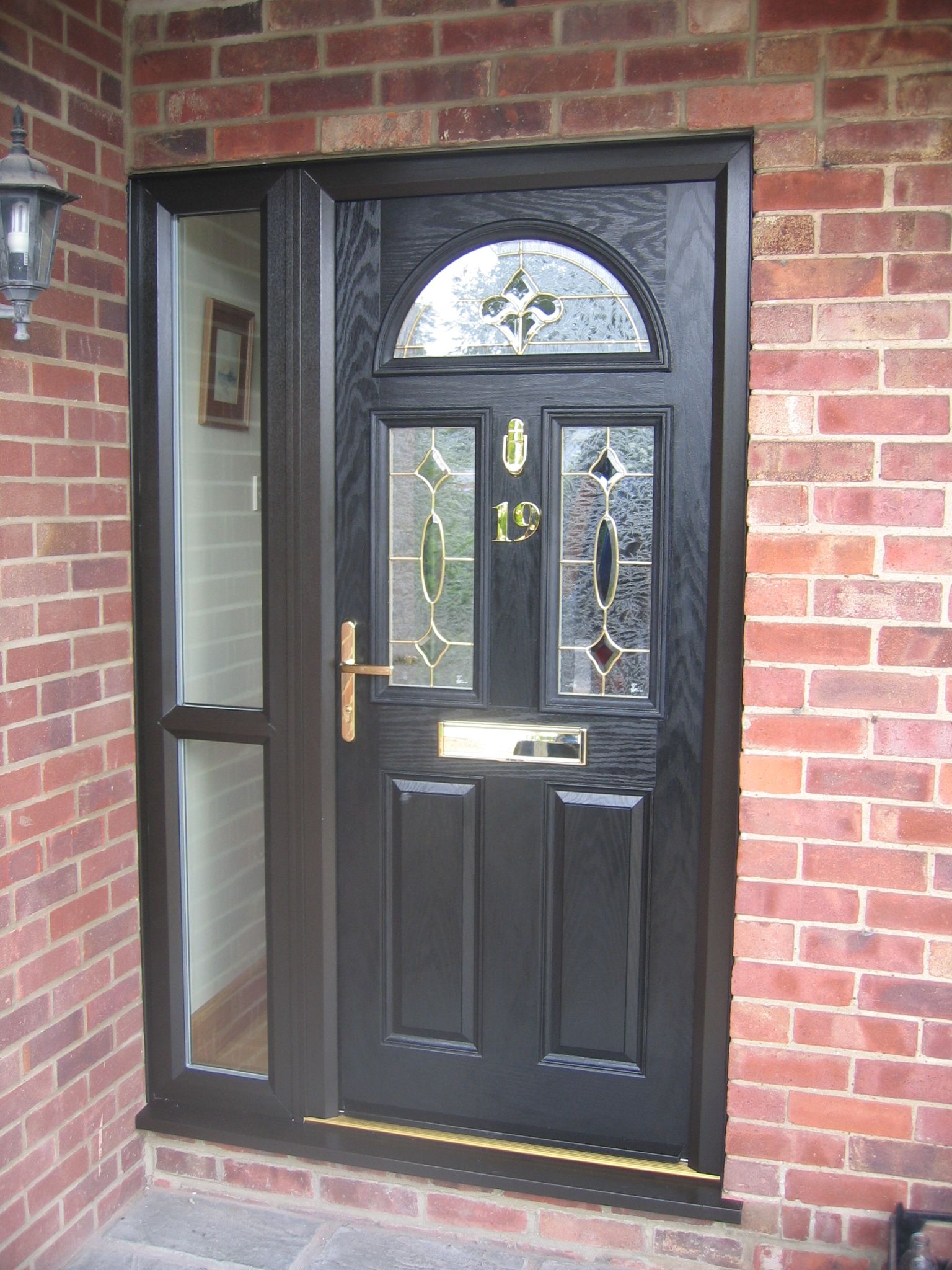 Liking the composite side panel on this front door White interior